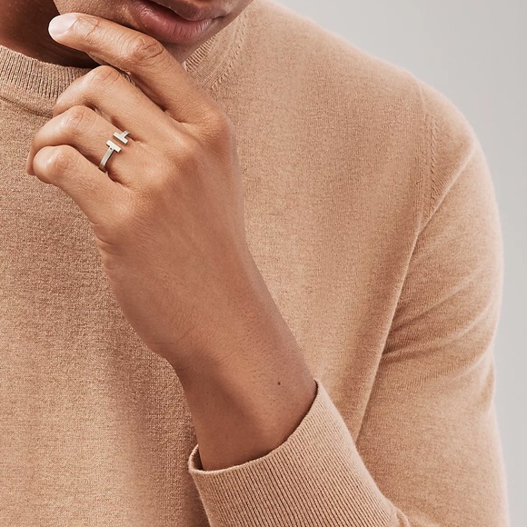 Tiffany T Square Ring in Sterling Silver - Picture 5 of 10